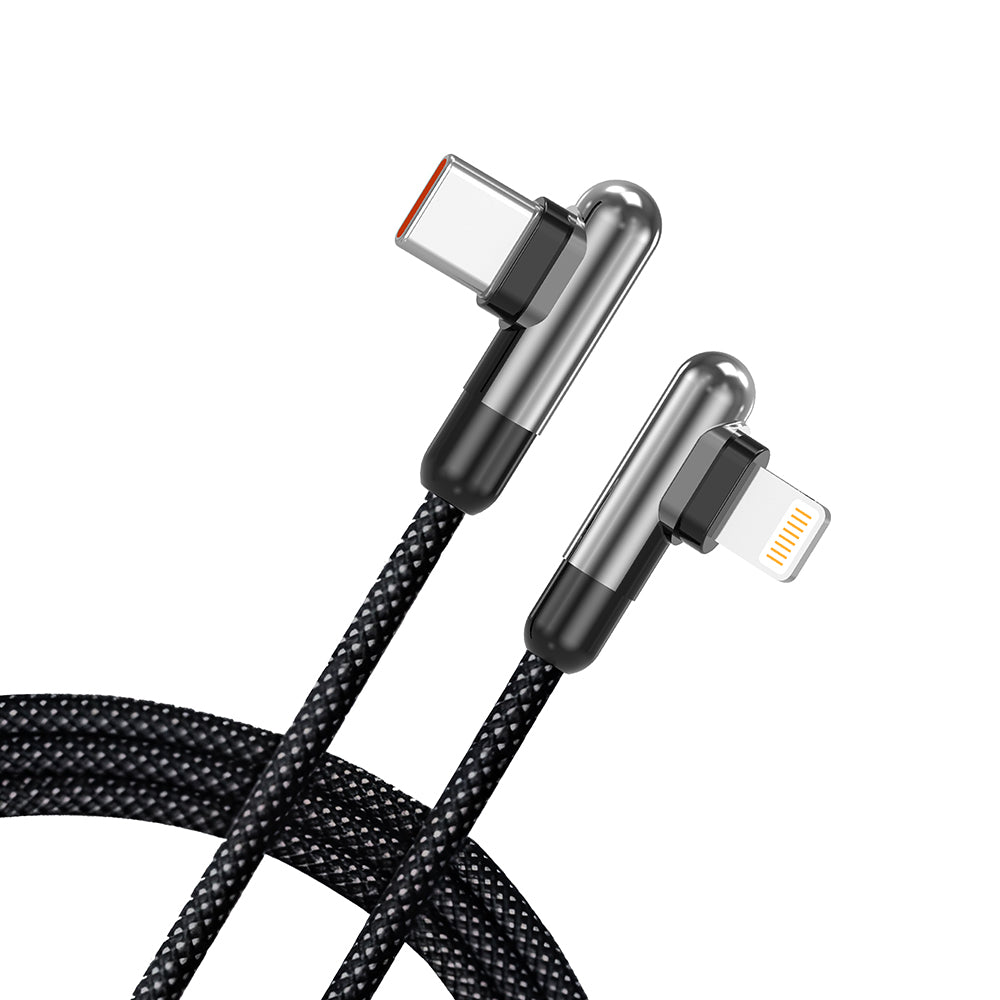 Datový a nabíjecí kabel USB-C - Lightning Lito LD13CL, 30W, 1m, černý