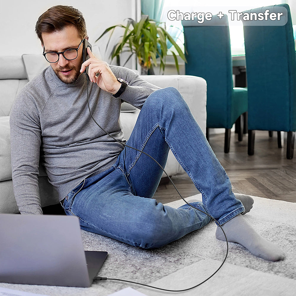 Datový a nabíjecí kabel USB-C - Lightning Lito LD14CL, 30W, 1m, černý