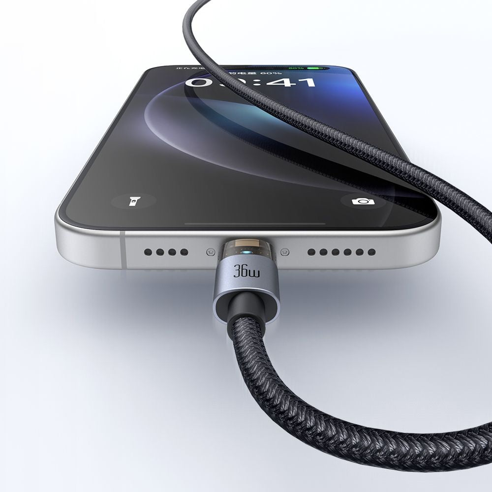Datový a nabíjecí kabel USB-C - Lightning McDodo CA-6940, 36W, 1.2m, Černý