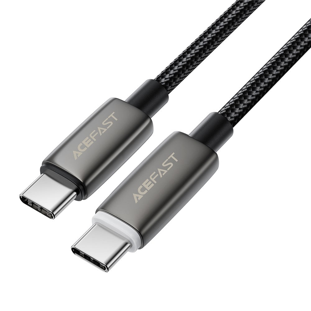 Datový a nabíjecí kabel USB-C - USB-C Acefast C23-03, 60W, 1.2m, černý.