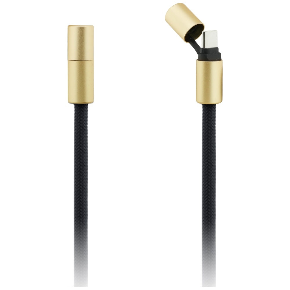 Kabel pro data a nabíjení USB-C - USB-C Guess CBDY 4G Charm, 100W, 1.5m, černý