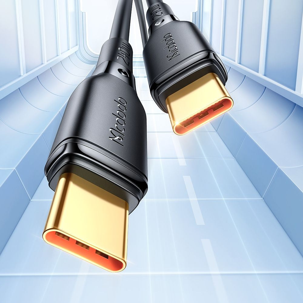 Datový a nabíjecí kabel USB-C - USB-C McDodo CA-3310, 240W, 1.2m, černý