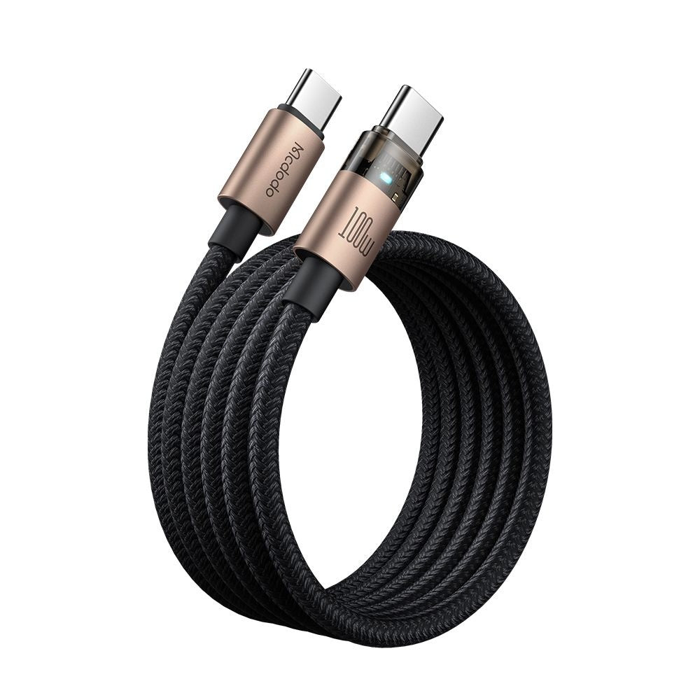 Datový a nabíjecí kabel USB-C - USB-C McDodo CA-5581, 100W, 1.2m, Zlatý