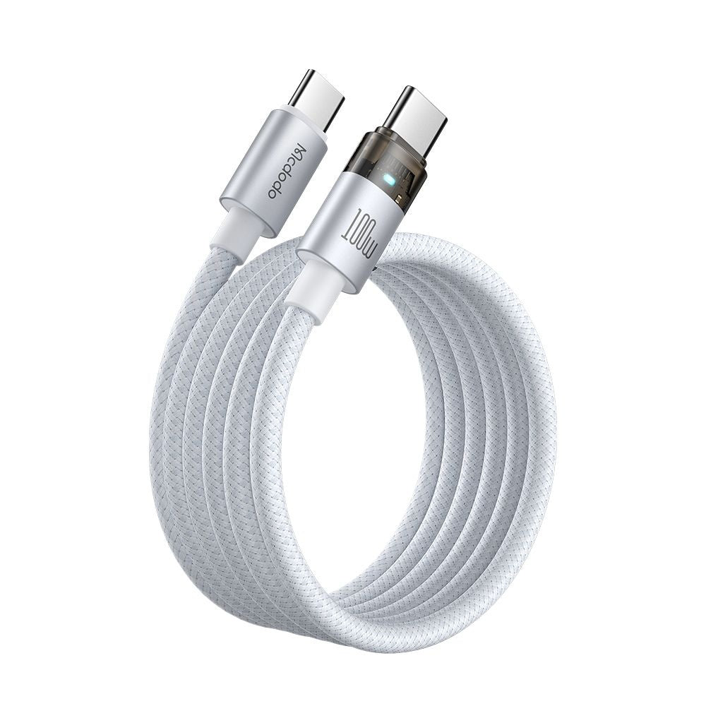 Datový a nabíjecí kabel USB-C - USB-C McDodo CA-5582, 100W, 1.2m, Bílý