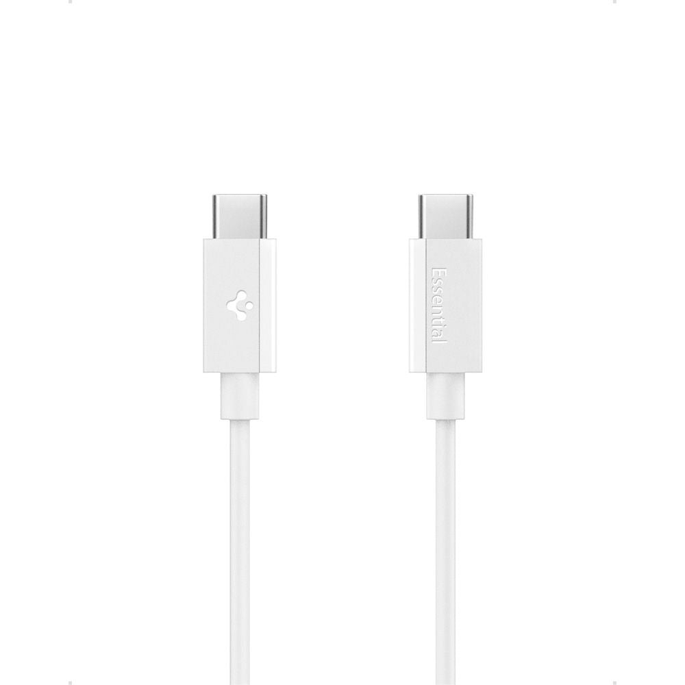 Datový a nabíjecí kabel USB-C - USB-C Spigen Essential, 60W, 2m, bílý ACA08719