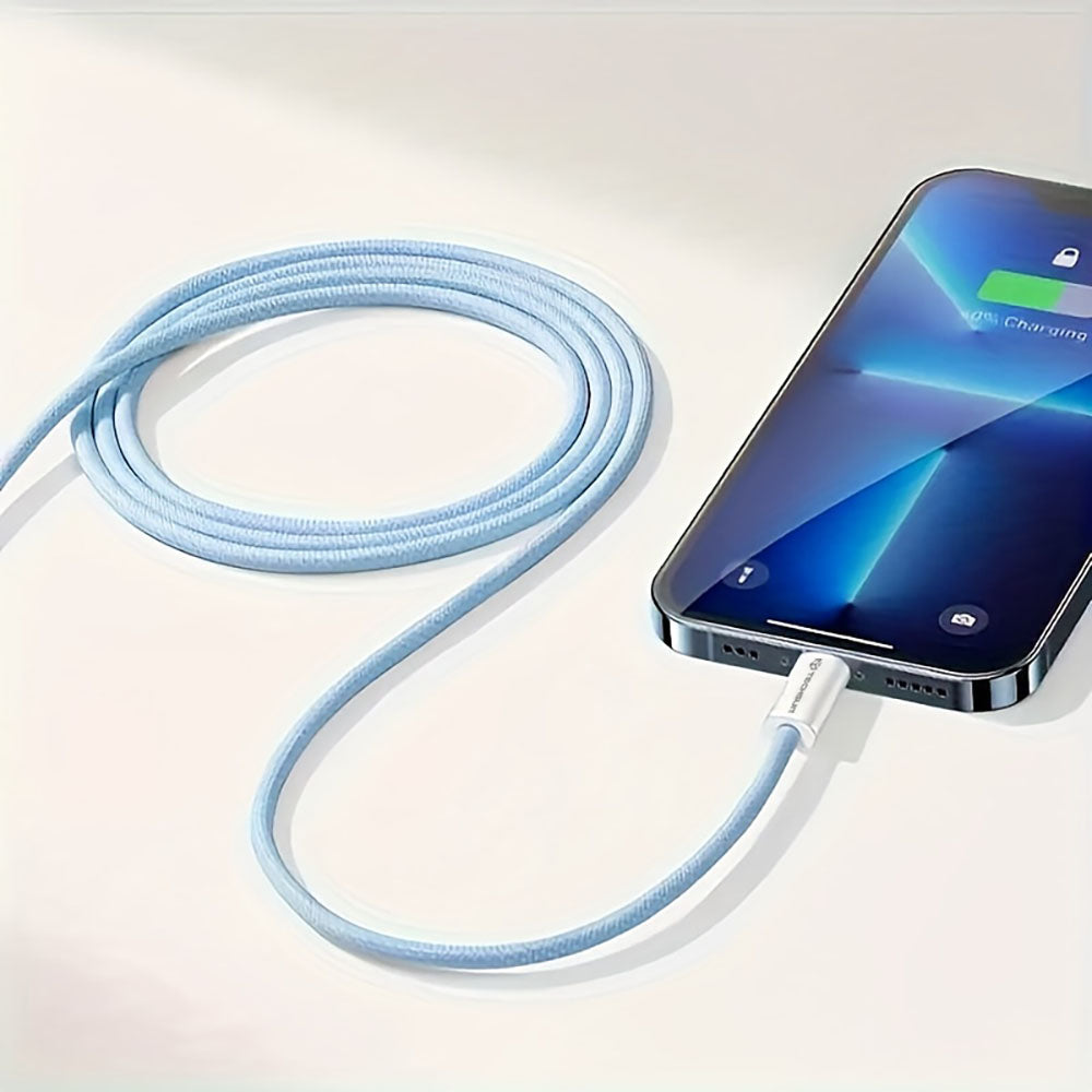 Datový a nabíjecí kabel USB-C - USB-C Techsuit PCB114D, 60W, 1m, šedý