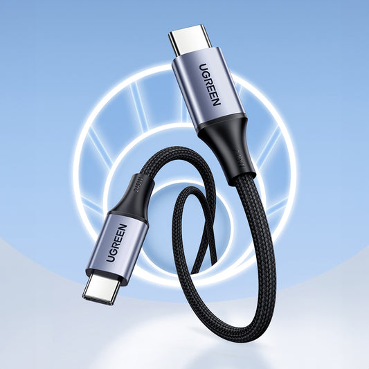 Kabel pro data a nabíjení USB-C - USB-C UGREEN US535, 240W, 1m, šedý