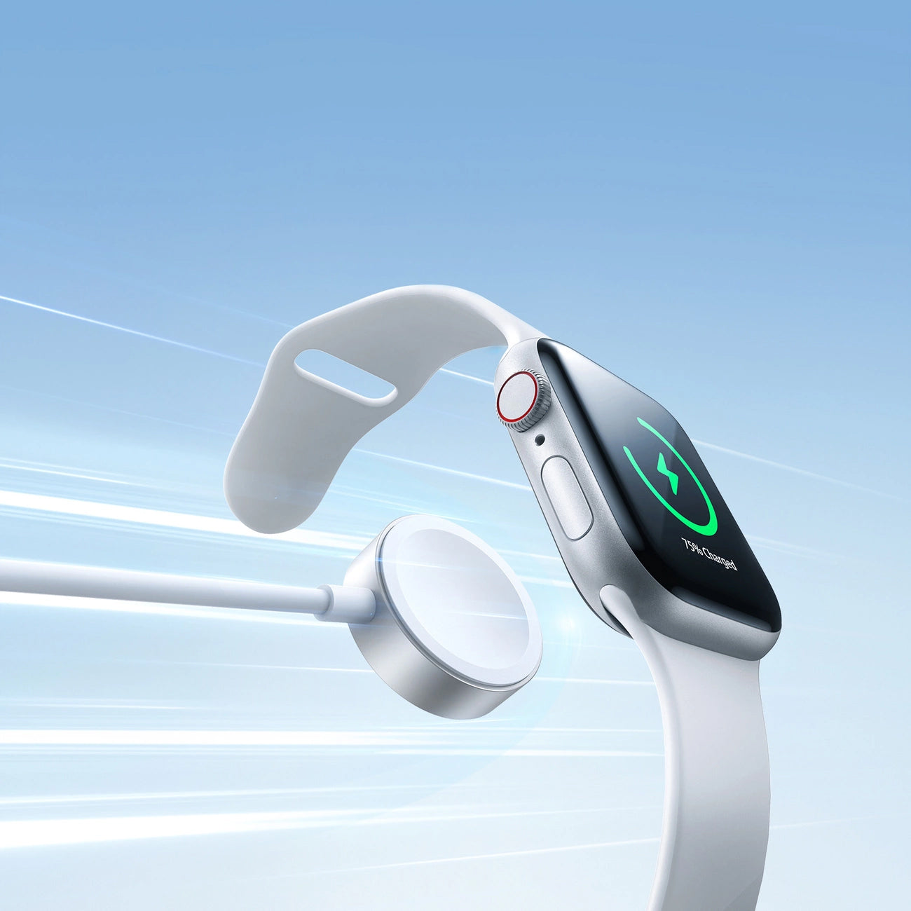 Bezdrátová nabíječka Joyroom S-IW008 pro Apple Watch Series, USB-A, Bílá