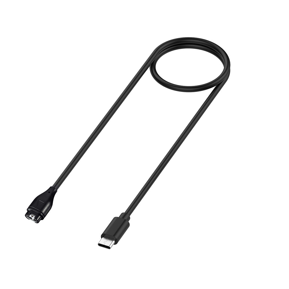 Nabíjecí kabel Techsuit TGC2 pro Garmin Watch Fenix / vivoactive Series, USB-C, Černý