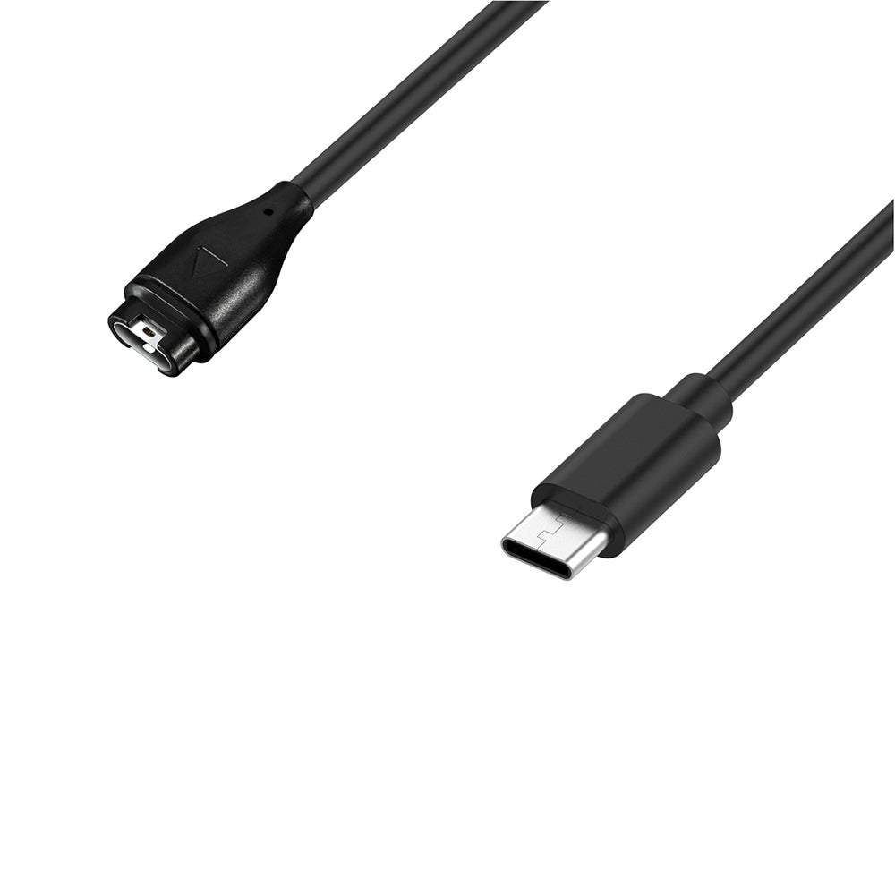 Nabíjecí kabel Techsuit TGC2 pro Garmin Watch Fenix / vivoactive Series, USB-C, Černý