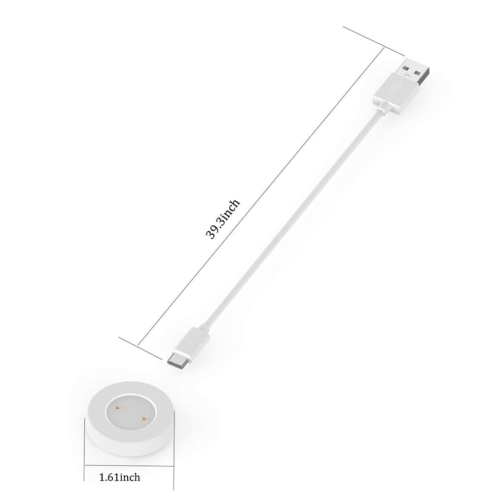Kabel pro nabíjení Techsuit THC3 pro Honor Watch / Huawei Watch Series, USB-A, Bílý
