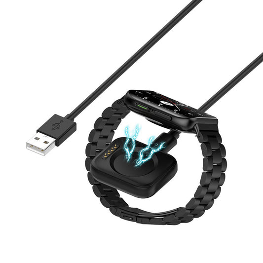 Nabíjecí kabel Techsuit TXC8 pro Oppo Watch / OnePlus Watch Series, USB-A, černý.