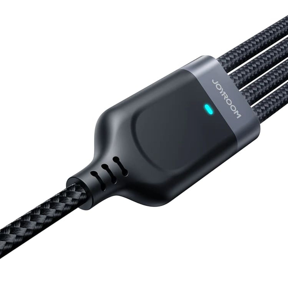 Nabíjecí kabel USB-A - Lightning / microUSB / 2 x USB-C Joyroom S-A18 4v1, 20W, 1.2m, Černý