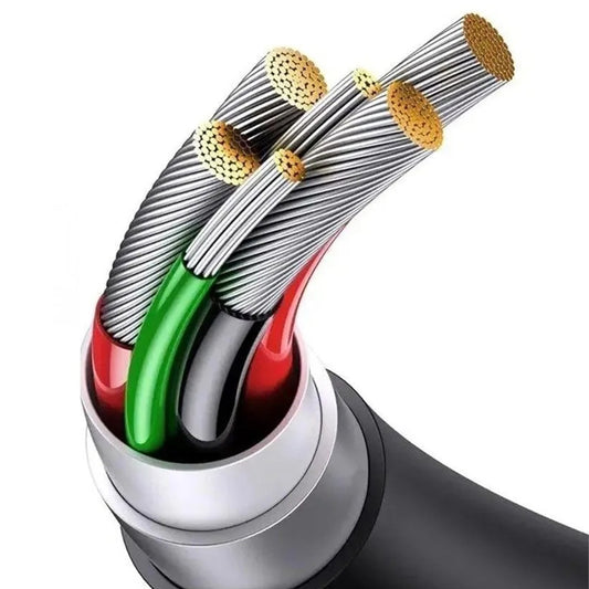 Nabíjecí kabel USB-A - Lightning / microUSB / USB-C Baseus 3v1, 100W, 1.5m, Bílý P10377705213-00