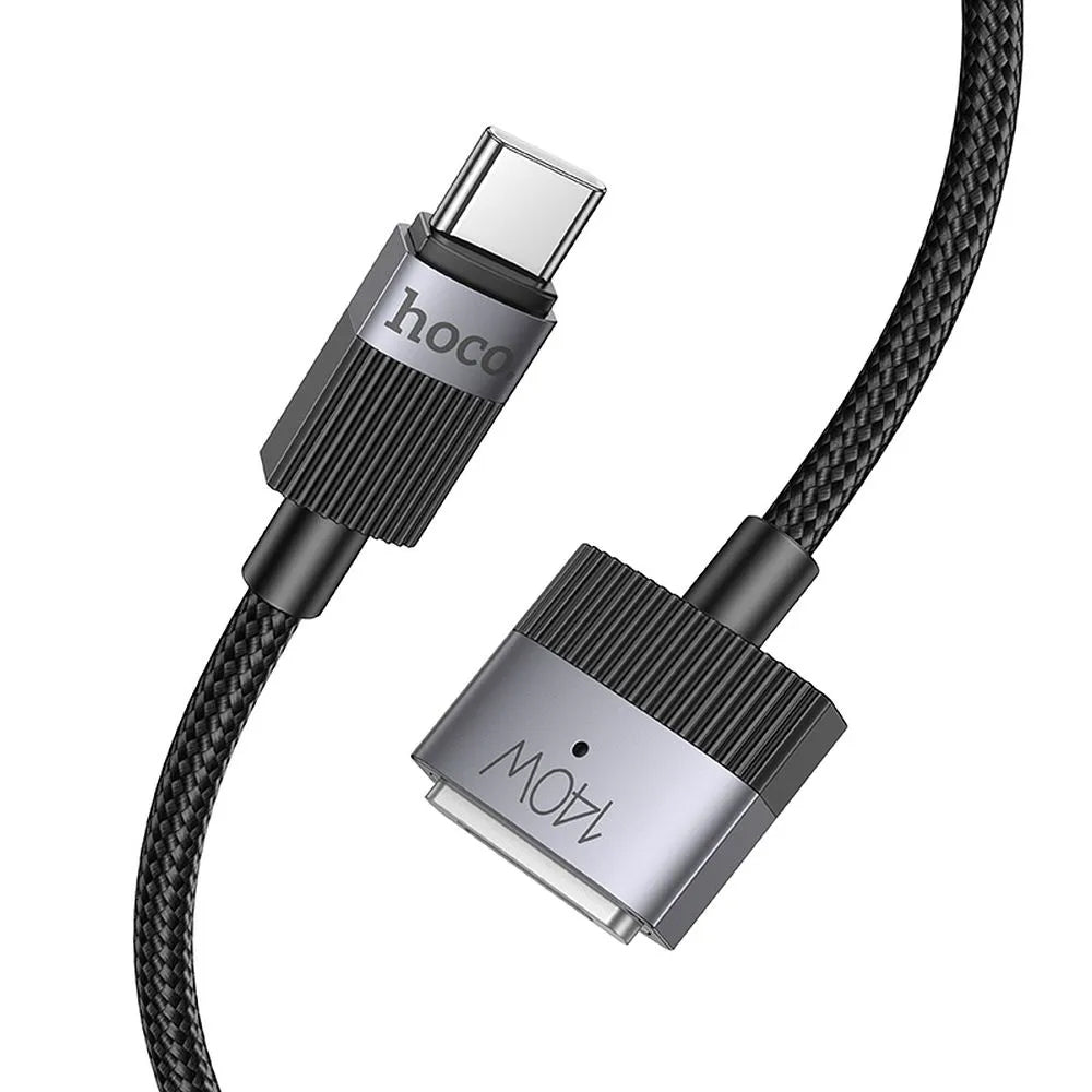 Nabíjecí kabel HOCO U141, USB-C - MagSafe 3, 140W, 1.8m, Černý