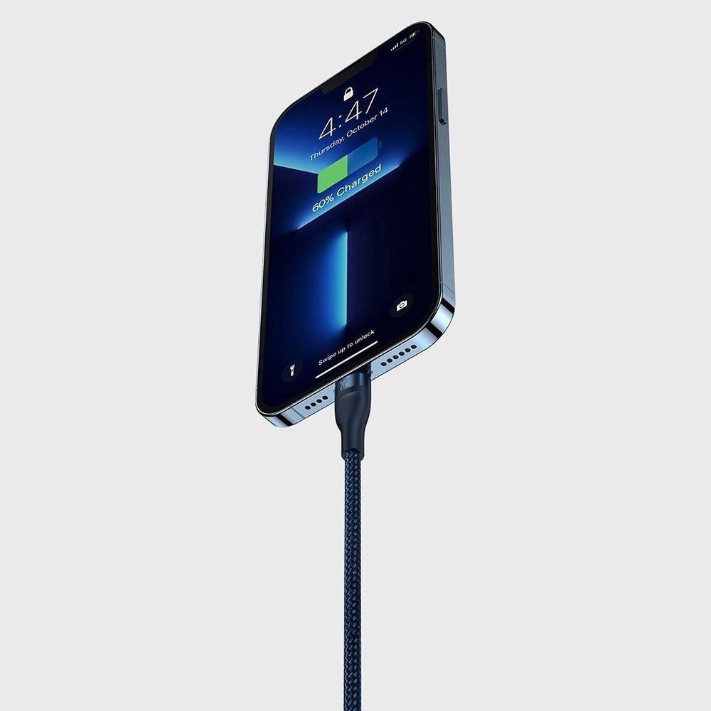 Nabíjecí kabel USB-C - Lightning / microUSB / USB-C Baseus Flash Series II 3v1, 100W, 1.5m, Modrý P10382702121-01