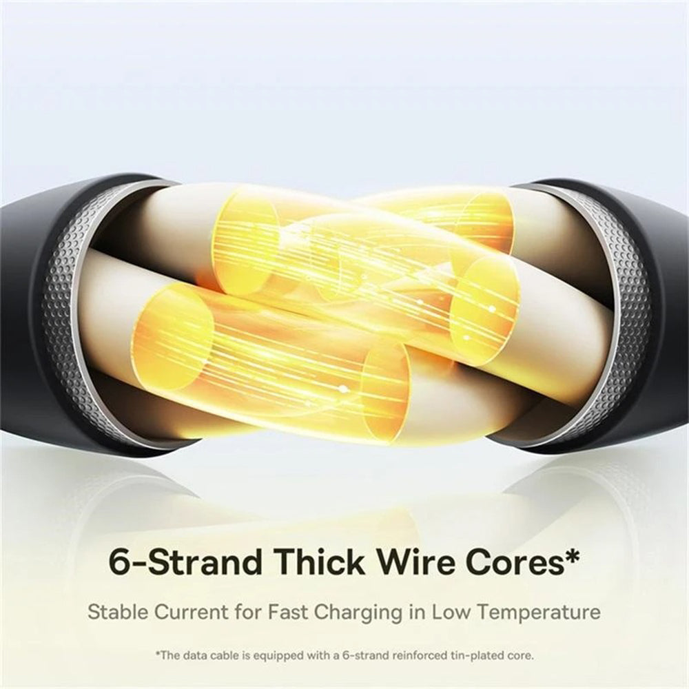 Nabíjecí kabel USB-C - Lightning / microUSB / USB-C Baseus Silky 3v1, 100W, 1.5m, Černý P10376303121-01