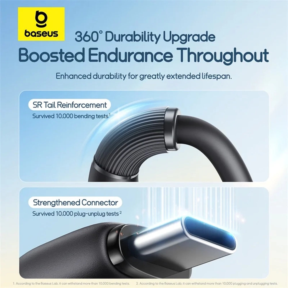 Kabel pro nabíjení USB-C - Lightning / microUSB / USB-C Baseus Ultra Fast 3v1, 20W, 0.8m, Černý P10377501111-00