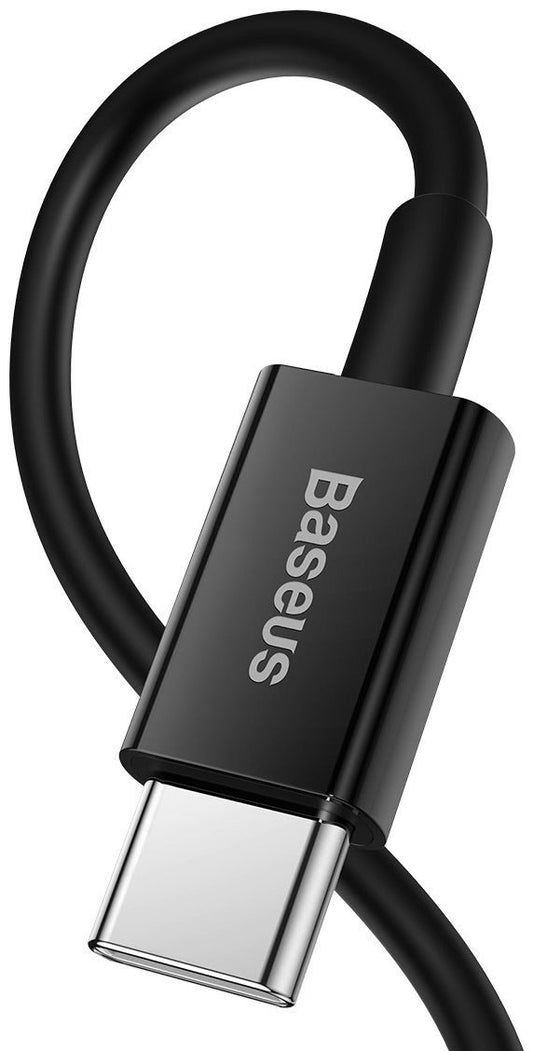 Datový a nabíjecí kabel USB-C - Lightning Baseus Superior Series, 20W, 2m, černý CATLYS-C01