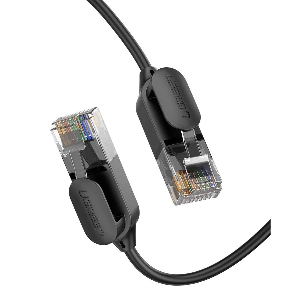 Síťový kabel UGREEN NW122, UTP, Cat6A, 2 m, černý
