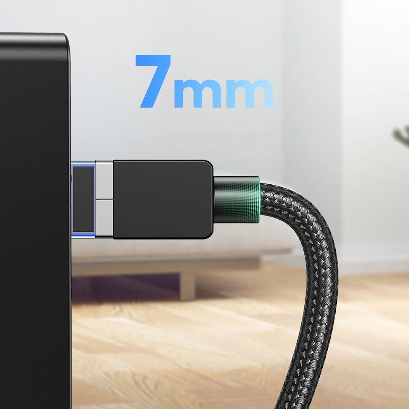 Síťový kabel UGREEN NW153, UTP, Cat8, 1.5m, černý