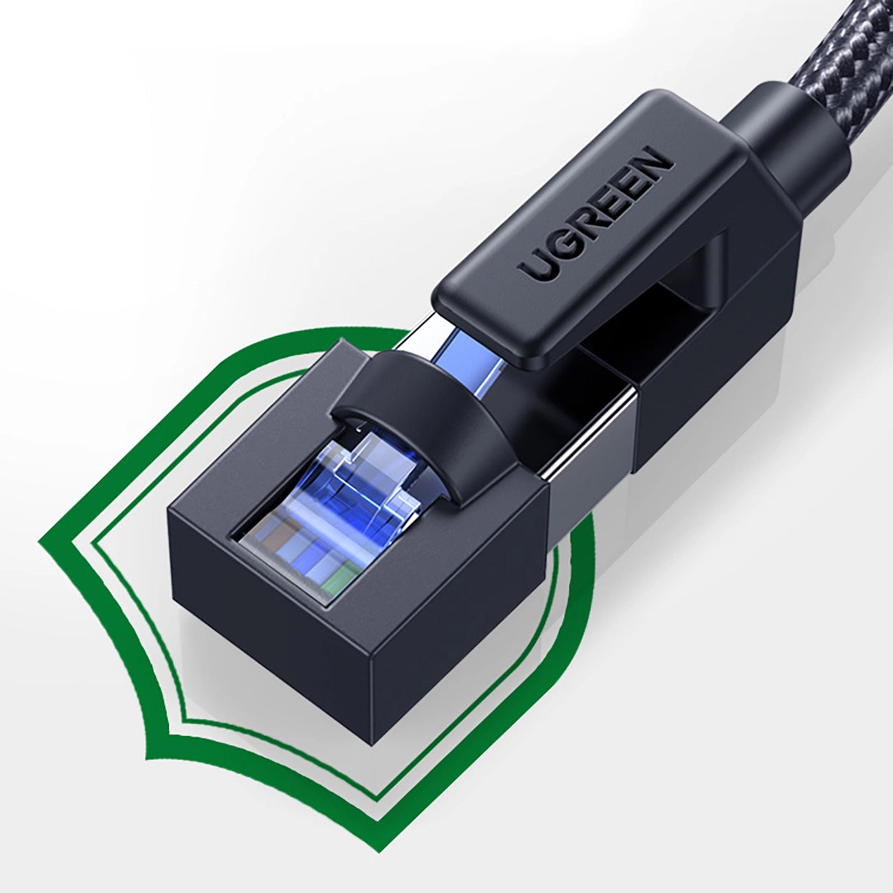 Síťový kabel UGREEN NW153, UTP, Cat8, 1.5m, černý