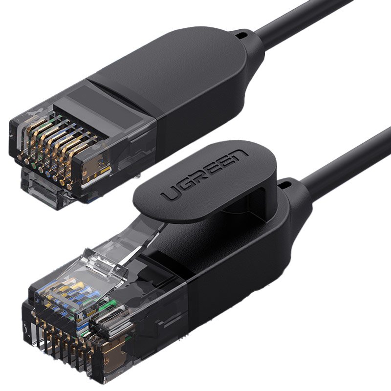 Síťový kabel UGREEN NW122, UTP, Cat6A, 5m, černý