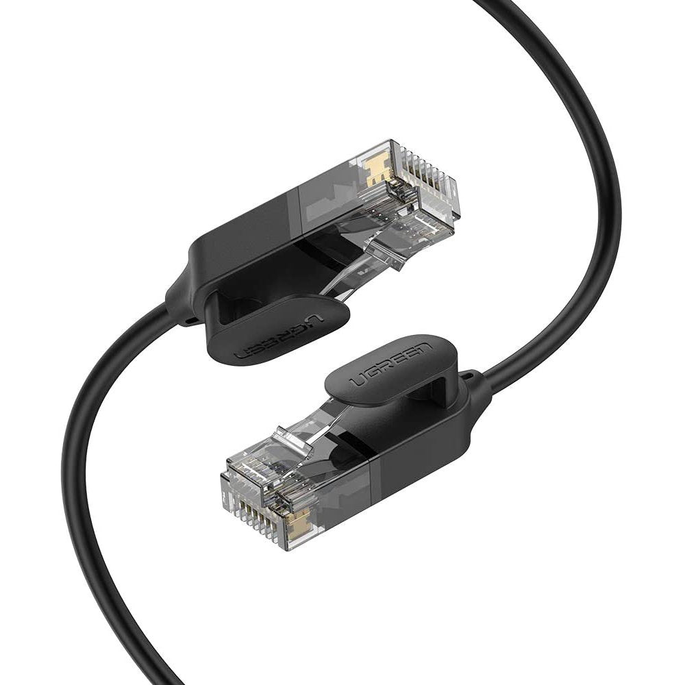 Síťový kabel UGREEN NW122, UTP, Cat6A, 5m, černý