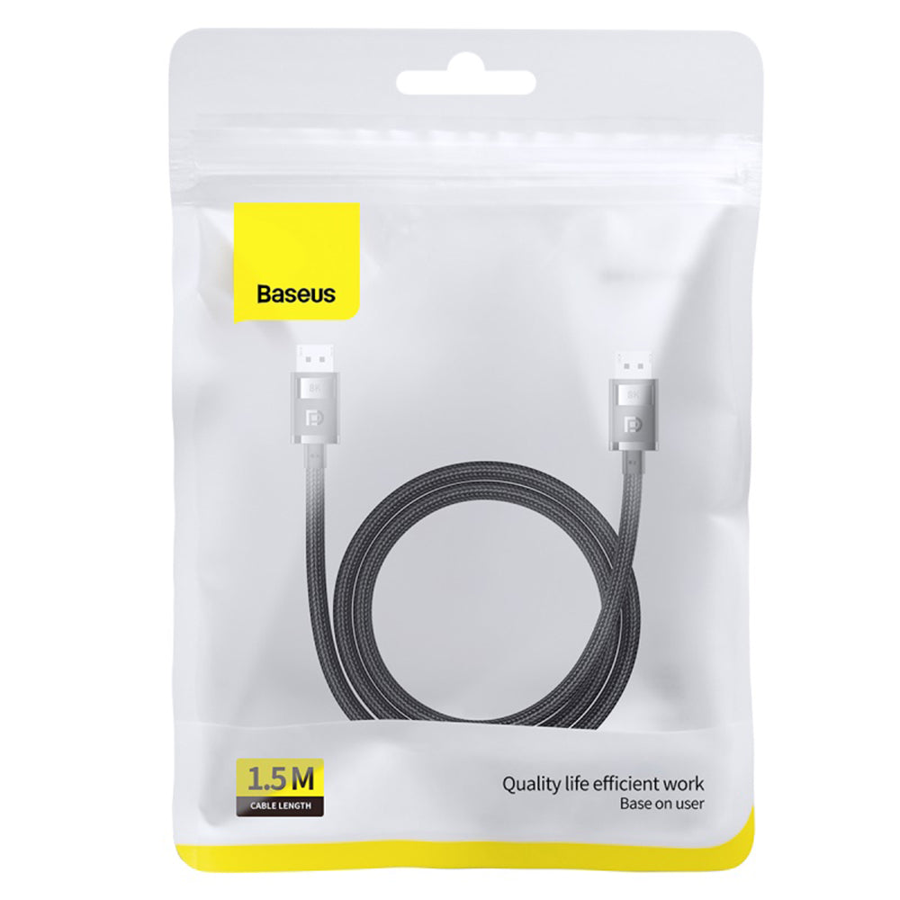 Video kabel Baseus High Definition, DisplayPort - DisplayPort, 8K, 1,5 m, černý B00633706111-01