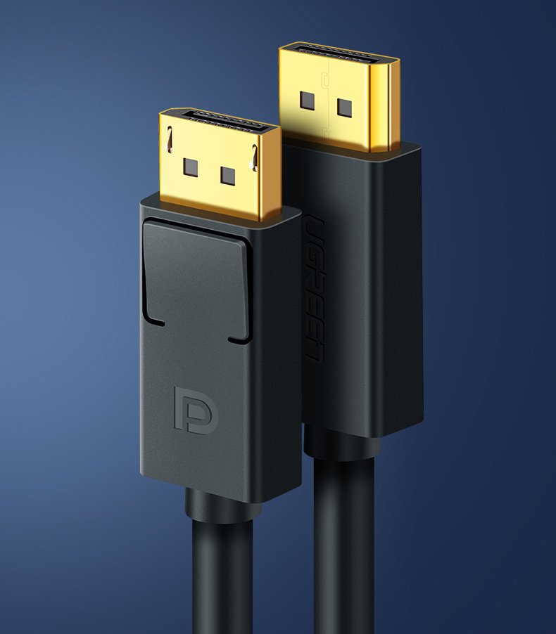 Video kabel UGREEN DP102, DisplayPort - DisplayPort, 4K, 1.5m, černý