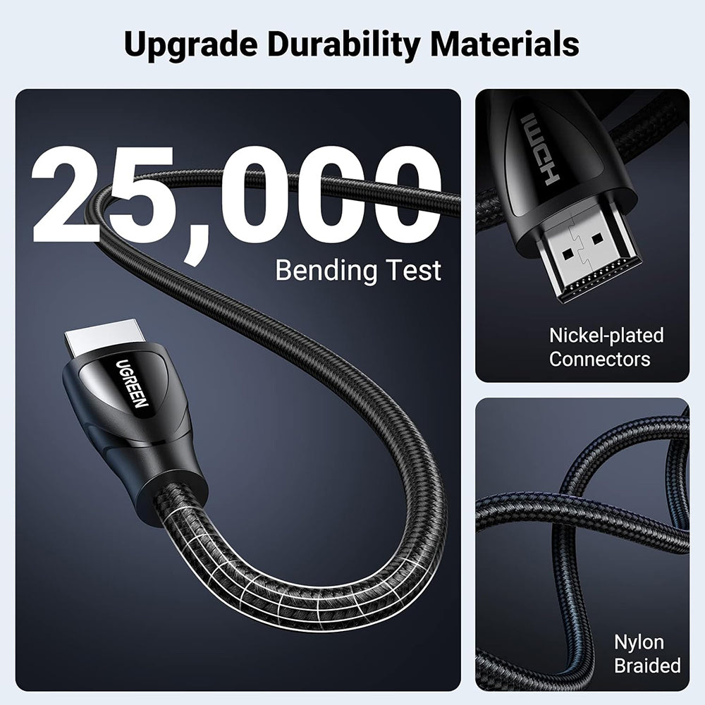 Video kabel Ugreen HD140 (80405), HDMI - HDMI, 5m, černý