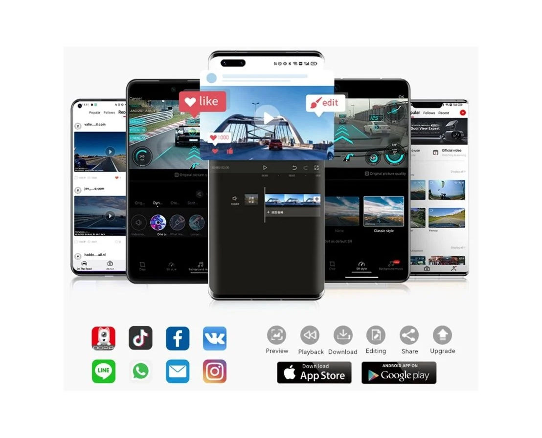 Přední a zadní autokamera DDPAI mola N3 Pro 2026, 1600P, Wi-Fi