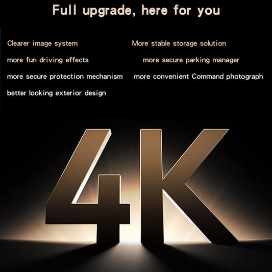 Auto kamera Yesido KM15, přední a zadní, 4K, Wi-Fi, displej 2 palce