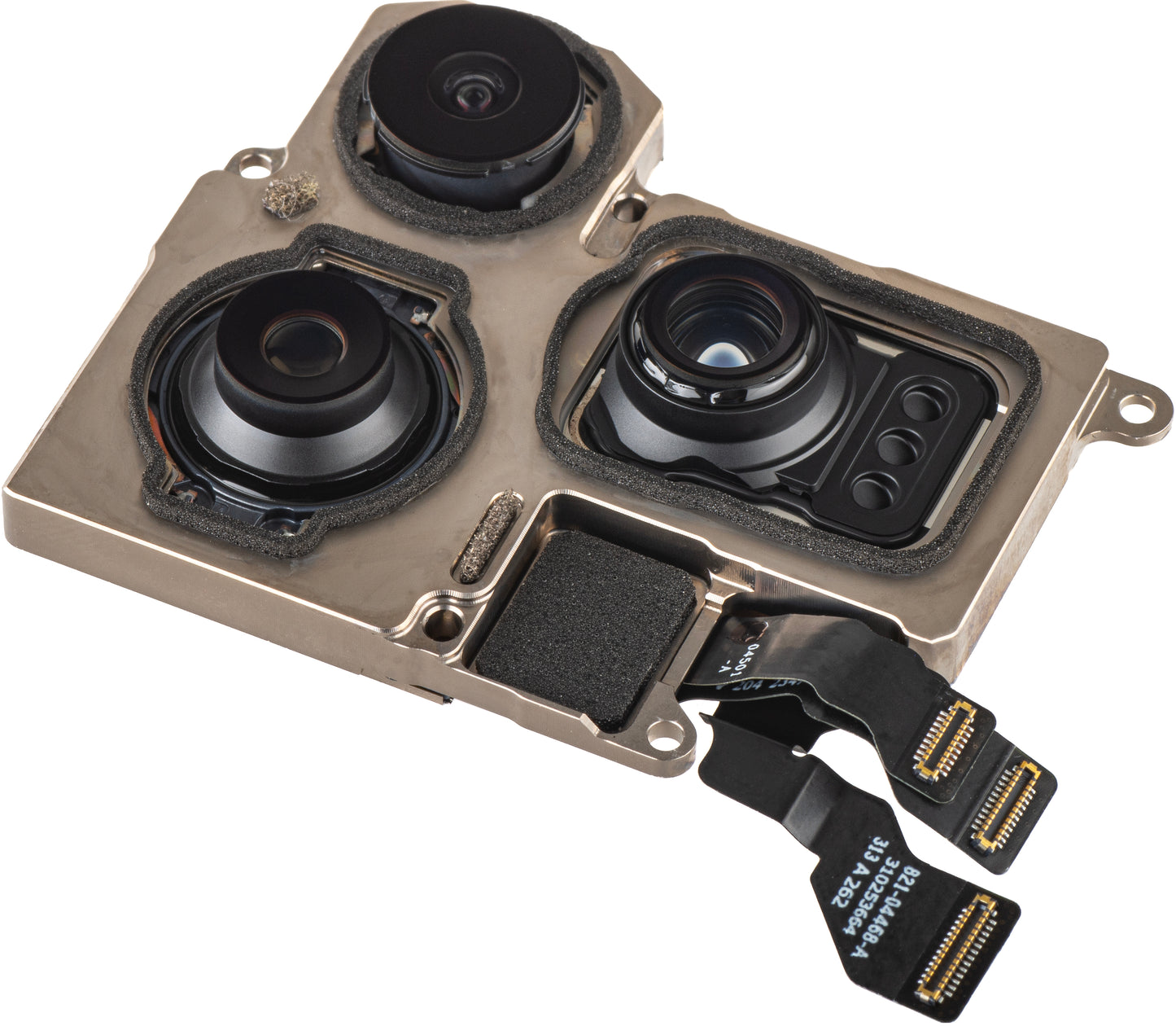 Zadní kamera Apple iPhone 15 Pro Max, s páskou