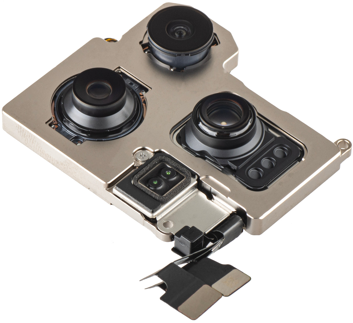 Zadní kamera Apple iPhone 16 Pro, s páskou