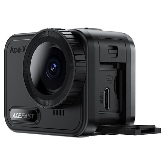 Sportovní kamera Acefast X1, 4K, Wi-Fi, Černá