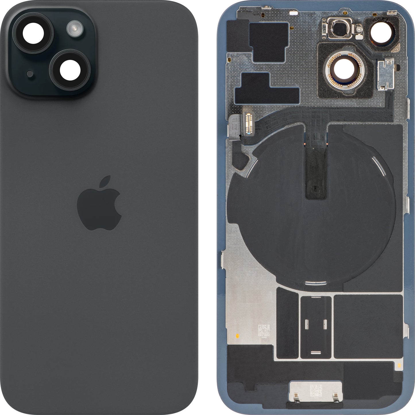 Kryt baterie pro Apple iPhone 15, černý, Výměna