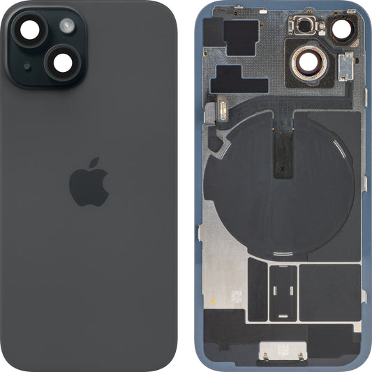 Kryt baterie pro Apple iPhone 15, černý, Výměna