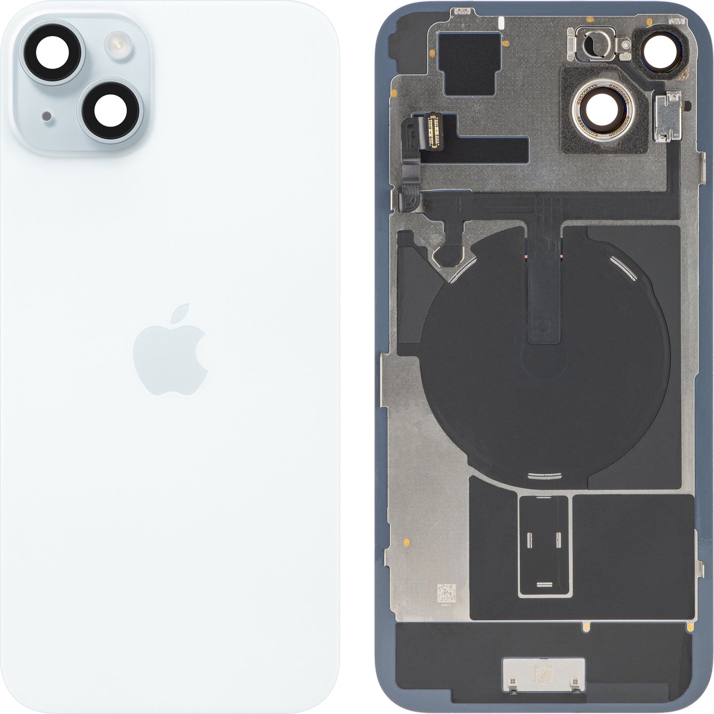 Kryt baterie pro Apple iPhone 15 Plus, modrý, Výměna