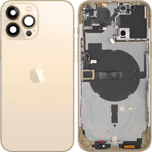Kryt baterie pro Apple iPhone 13 Pro Max, s polovičním pouzdrem, zlatý, výměnný