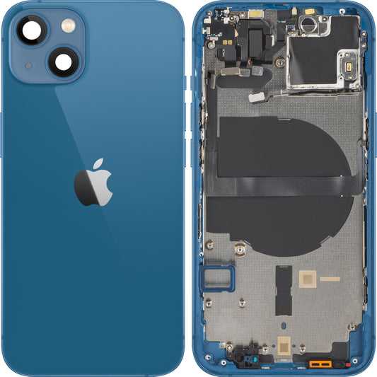 Kryt baterie pro Apple iPhone 13, se středovým pouzdrem, modrý, Swap