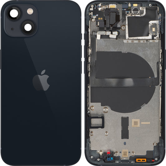 Kryt baterie pro Apple iPhone 13, s polovičním pouzdrem, černý (Midnight), Swap