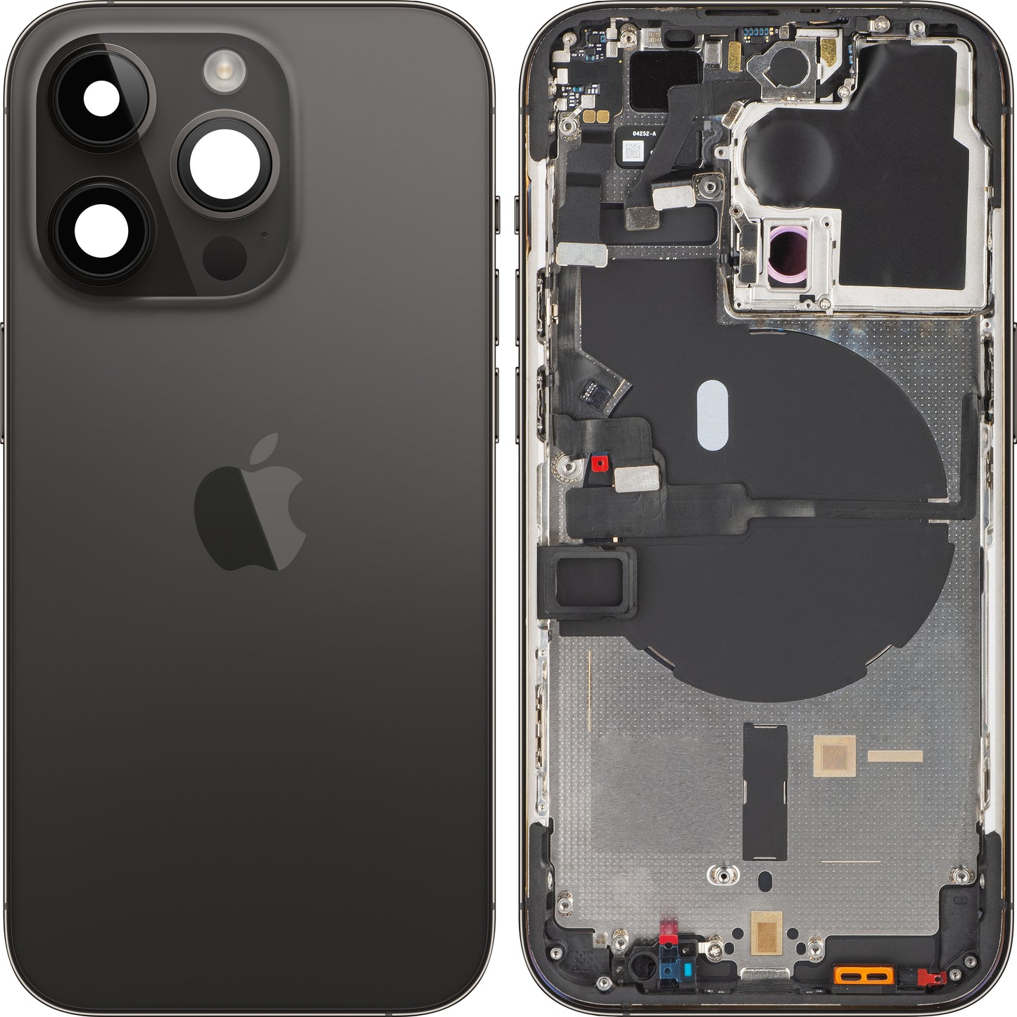Kryt baterie Apple iPhone 14 Pro, se středovým pouzdrem, černý (Space Black), Swap