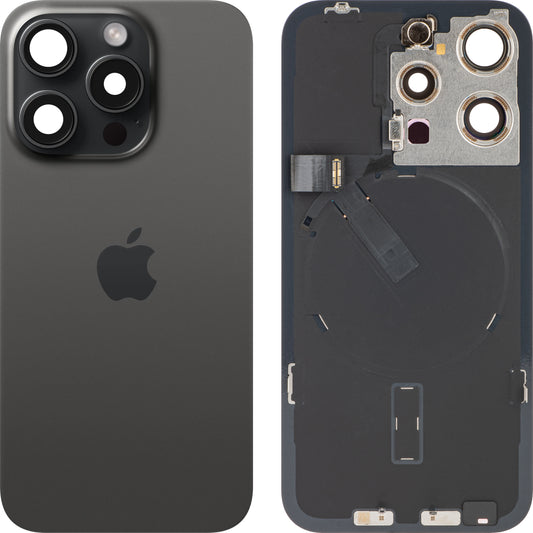 Kryt baterie Apple iPhone 15 Pro, černý (Black Titanium), Swap