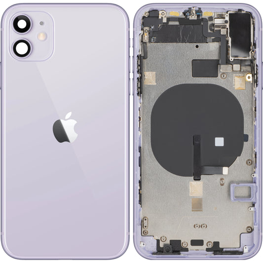 Kryt baterie pro Apple iPhone 11, s pouzdrem, fialový, Swap