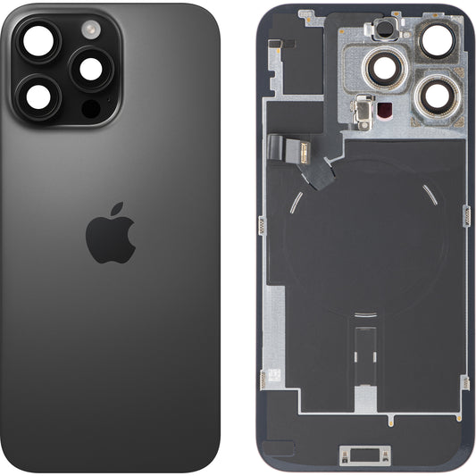 Kryt baterie Apple iPhone 16 Pro Max, Černý (Black Titanium), Swap