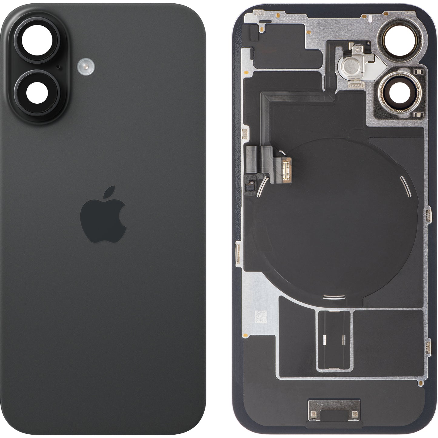 Zadní kryt baterie Apple iPhone 16, černý, Swap Premium