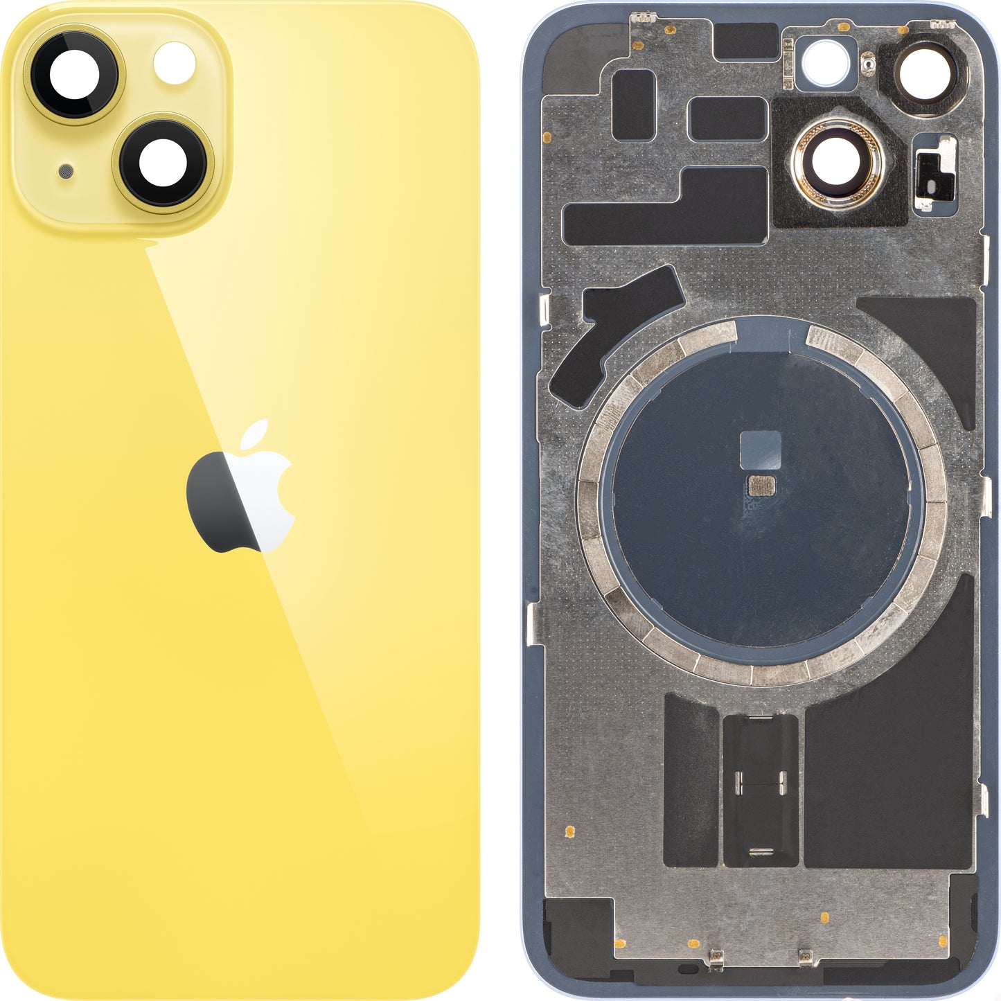 Zadní kryt baterie Apple iPhone 14, žlutý, Swap Premium