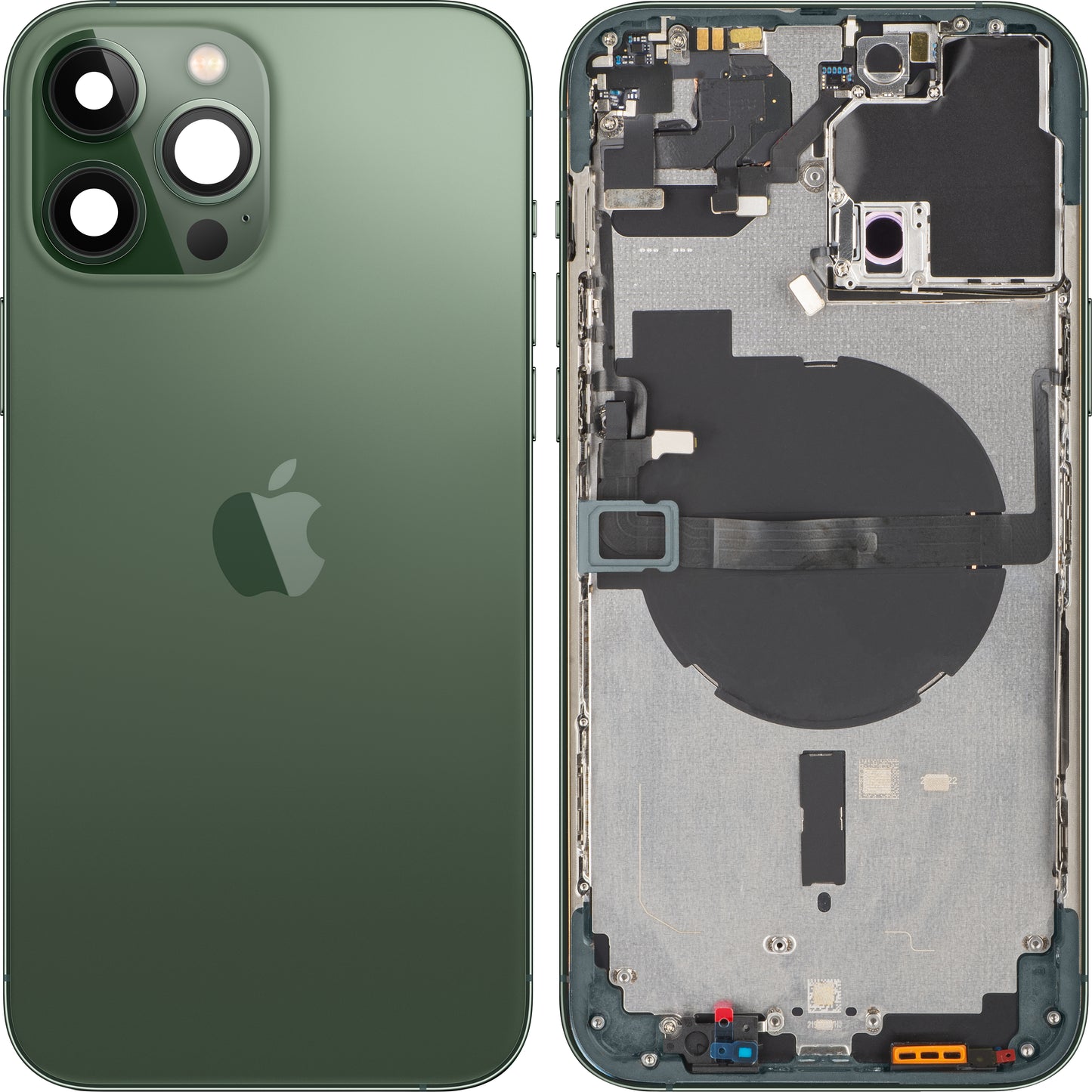 Kryt baterie Apple iPhone 13 Pro Max, s prostředním krytem, Zelená (Alpine Green), Swap