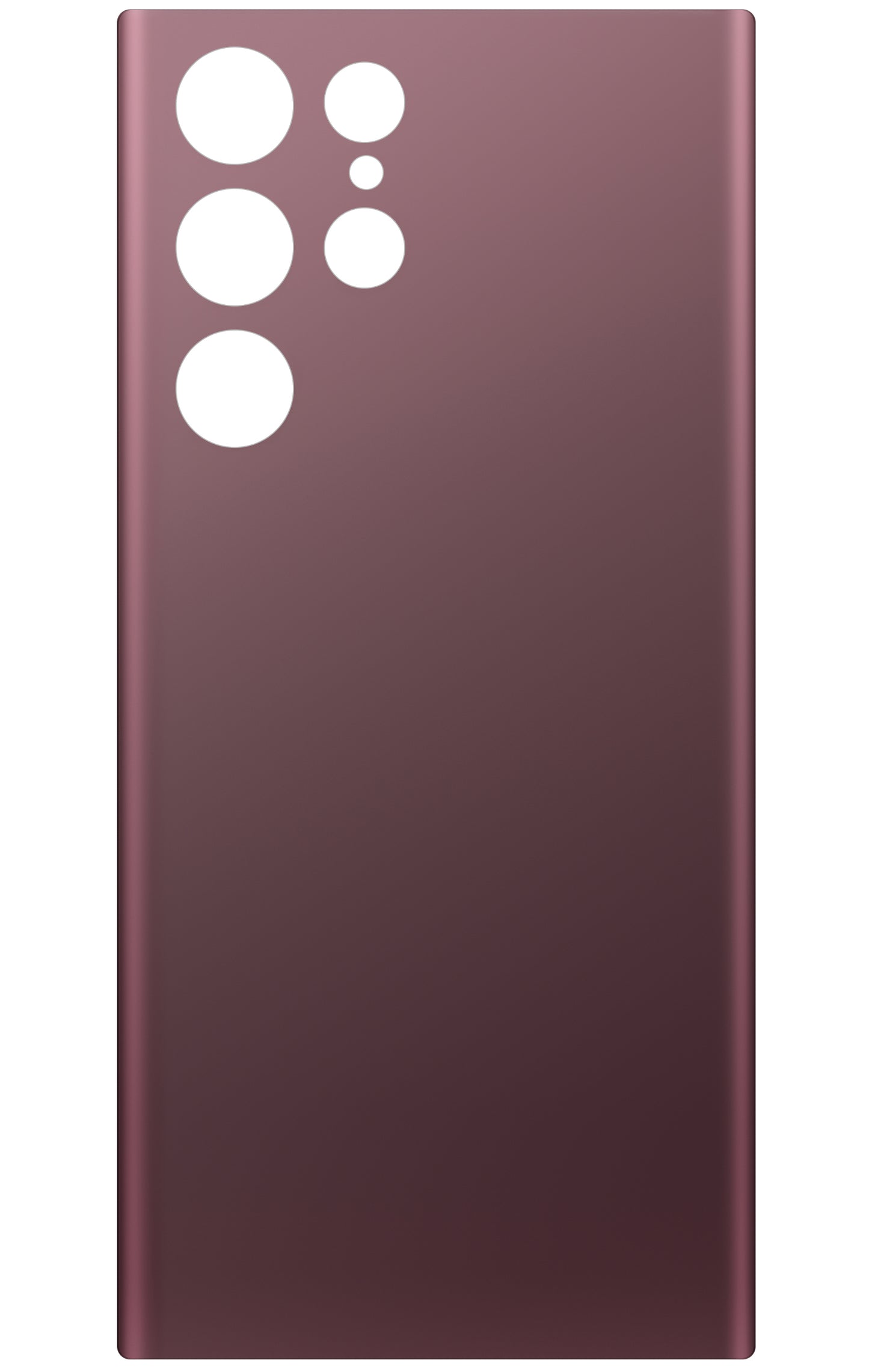 Kryt baterie kompatibilní se Samsung Galaxy S22 Ultra 5G S908, vínový